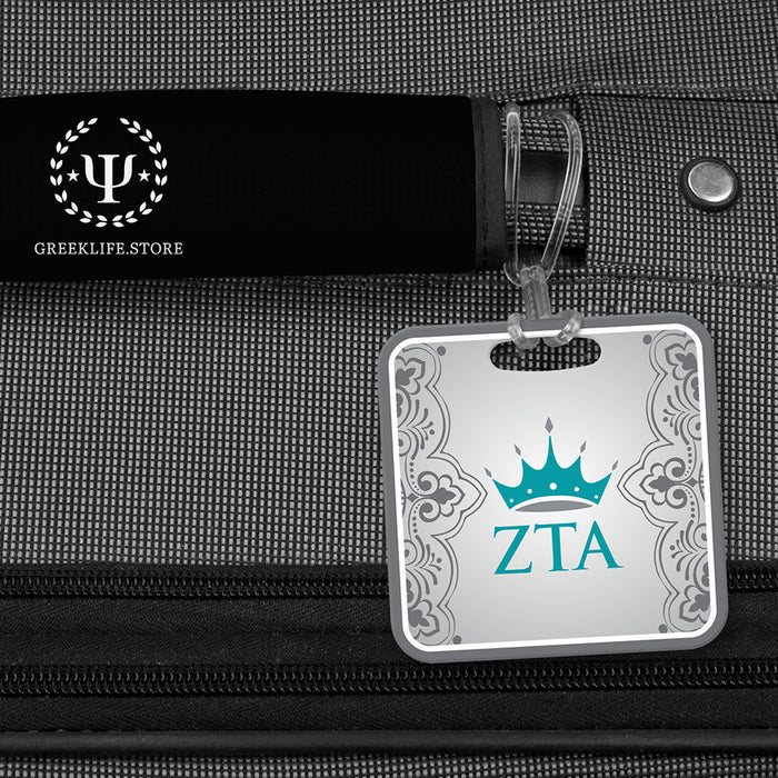 Zeta Tau Alpha Luggage Bag Tag (square)