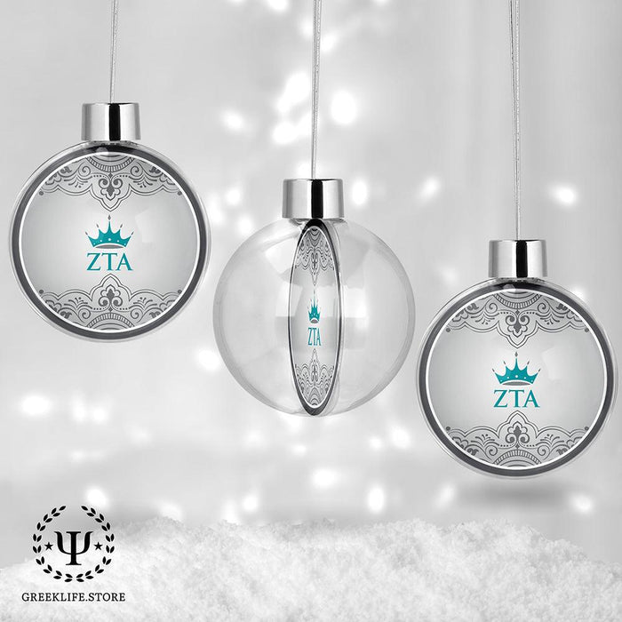 Zeta Tau Alpha Christmas Ornament - Ball