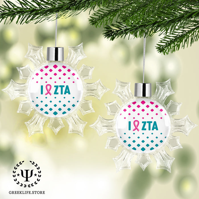 Zeta Tau Alpha Christmas Ornament - Snowflake