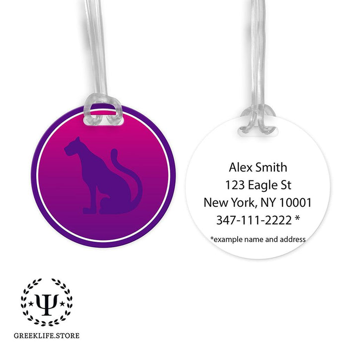 Sigma Lambda Gamma Luggage Bag Tag (round)