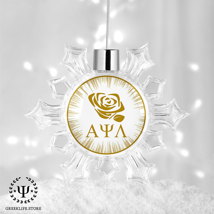 Alpha Psi Lambda Christmas Ornament - Snowflake