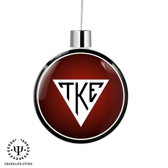 Tau Kappa Epsilon Christmas Ornament Flat Round
