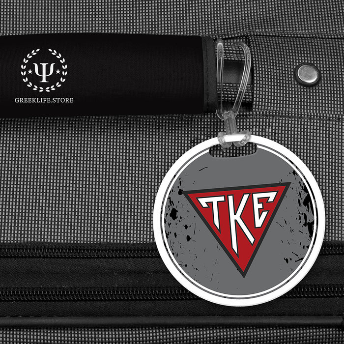 Tau Kappa Epsilon Luggage Bag Tag (round)