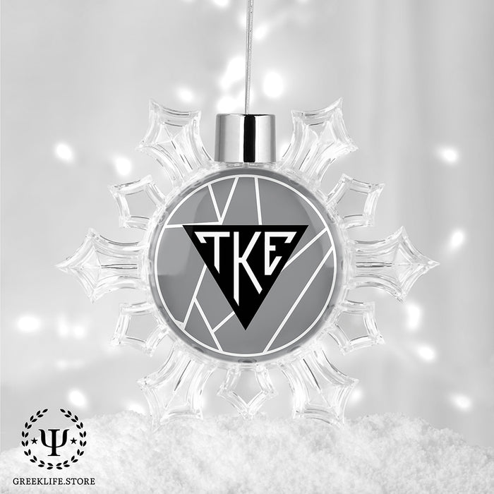 Tau Kappa Epsilon Christmas Ornament - Snowflake