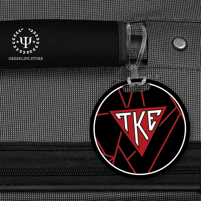 Tau Kappa Epsilon Luggage Bag Tag (round)