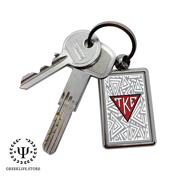 Tau Kappa Epsilon Keychain Rectangular