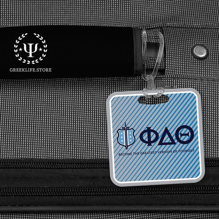 Phi Delta Theta Luggage Bag Tag (square)