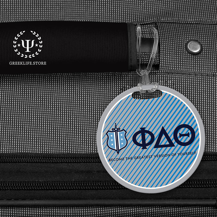 Phi Delta Theta Luggage Bag Tag (round)