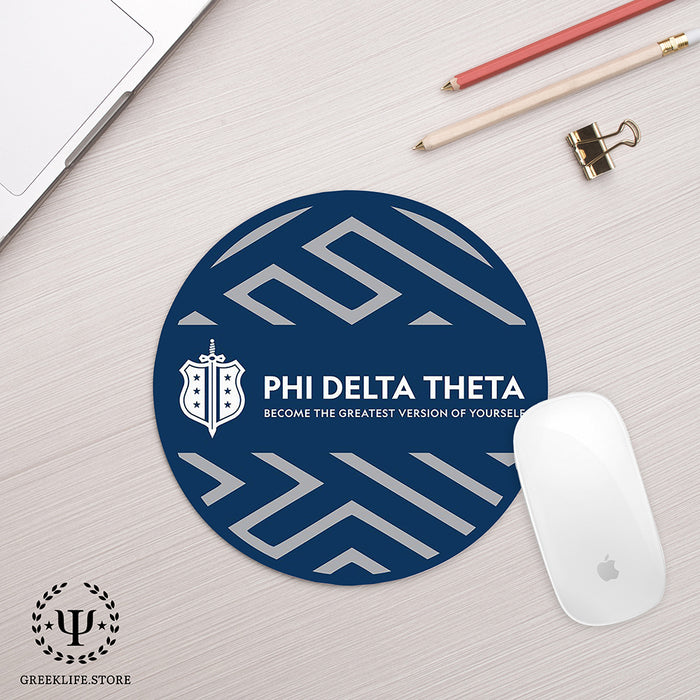Phi Delta Theta Mouse Pad Round