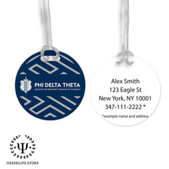 Phi Delta Theta Keychain Rectangular