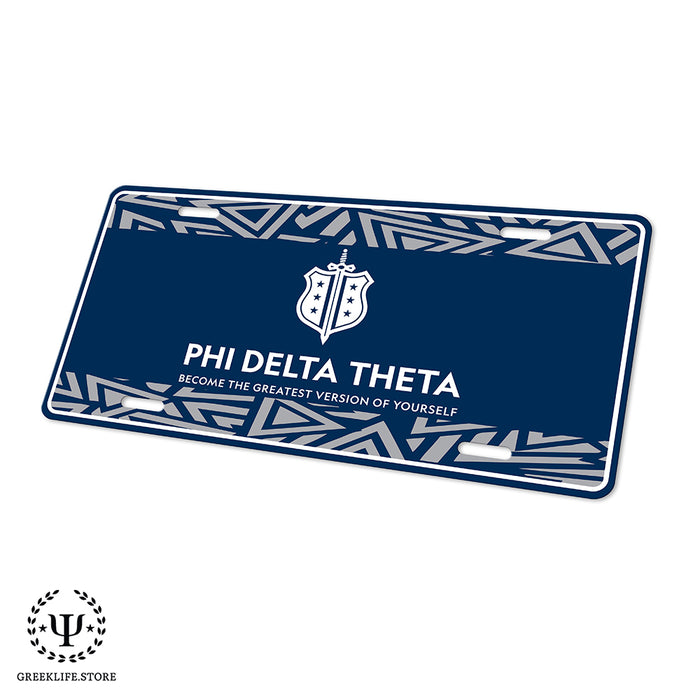 Phi Delta Theta Decorative License Plate