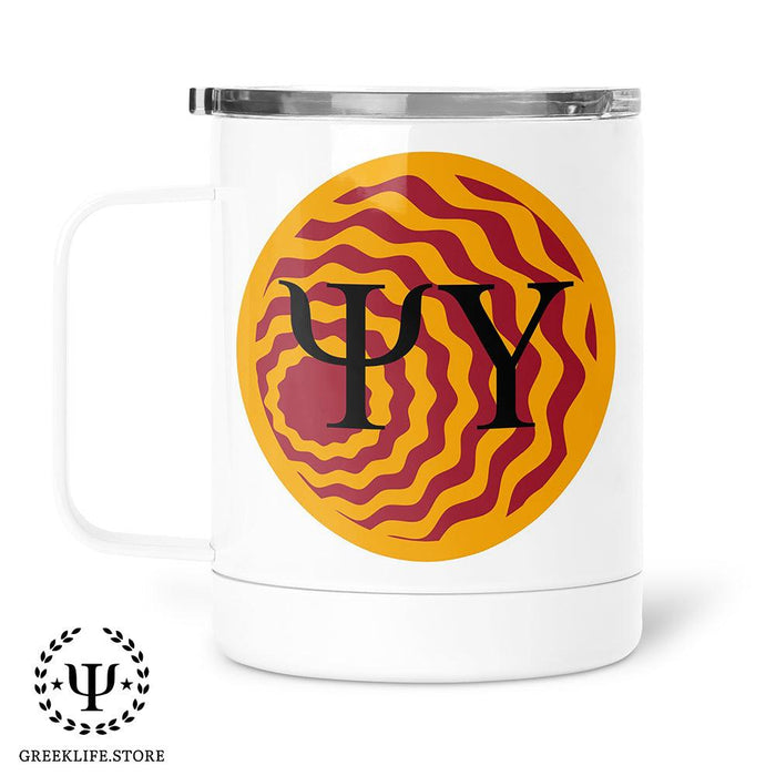 Psi Upsilon Stainless Steel Travel Mug 13 OZ