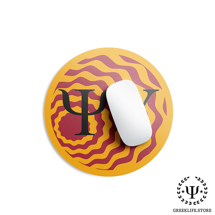 Psi Upsilon Mouse Pad Round