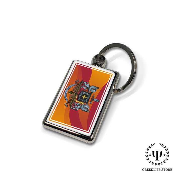 Psi Upsilon Keychain Rectangular