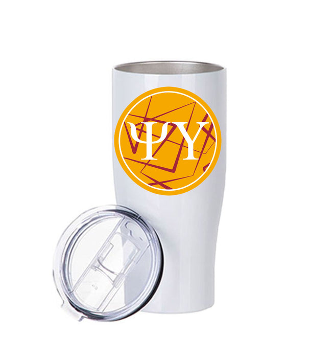 Psi Upsilon Stainless Steel Tumbler - 20oz