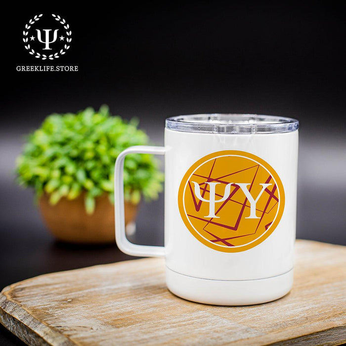 Psi Upsilon Stainless Steel Travel Mug 13 OZ