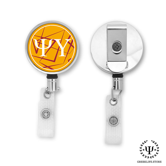 Psi Upsilon Badge Reel Holder