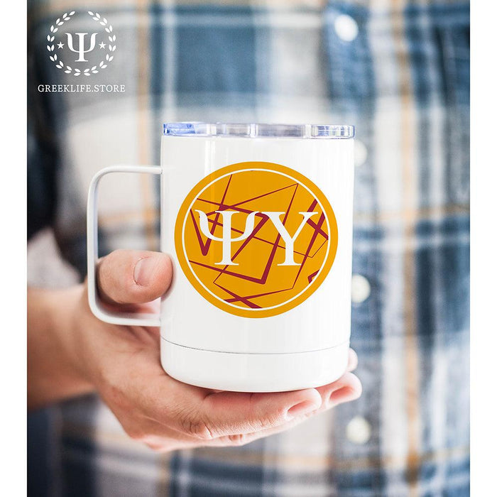 Psi Upsilon Stainless Steel Travel Mug 13 OZ