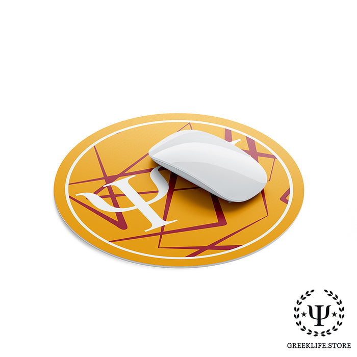 Psi Upsilon Mouse Pad Round