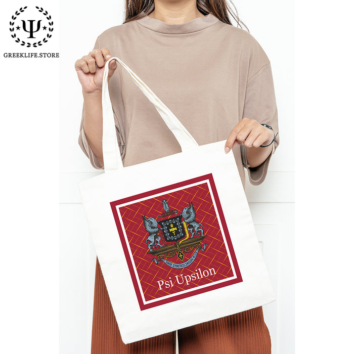 Psi Upsilon Canvas Tote Bag