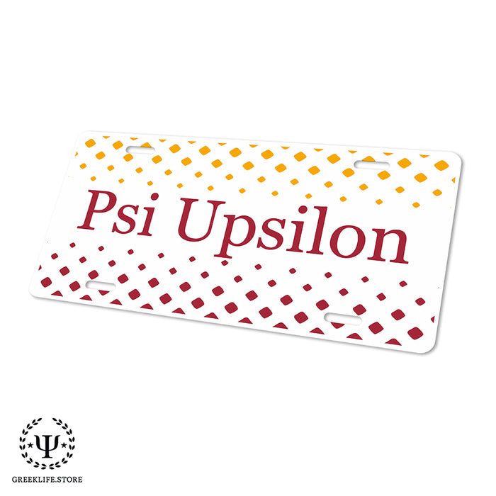 Psi Upsilon Decorative License Plate