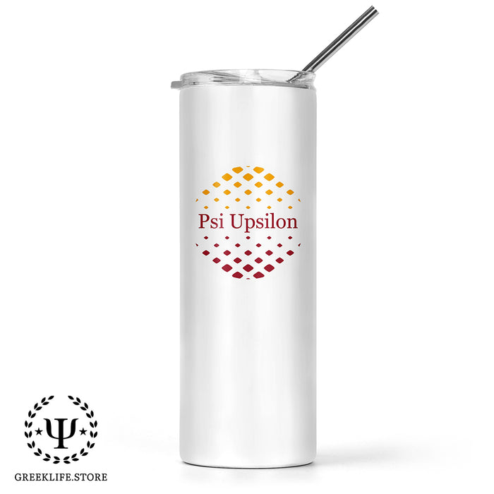 Psi Upsilon Stainless Steel Skinny Tumbler 20 OZ