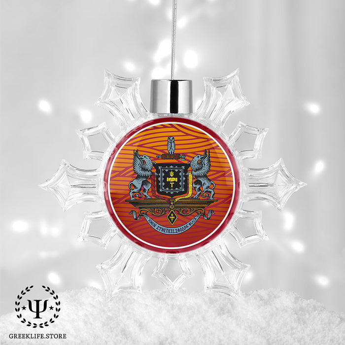 Psi Upsilon Christmas Ornament - Snowflake