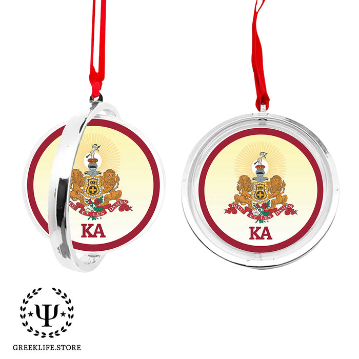 Kappa Alpha Order Christmas Reversible Flat Round Ornament