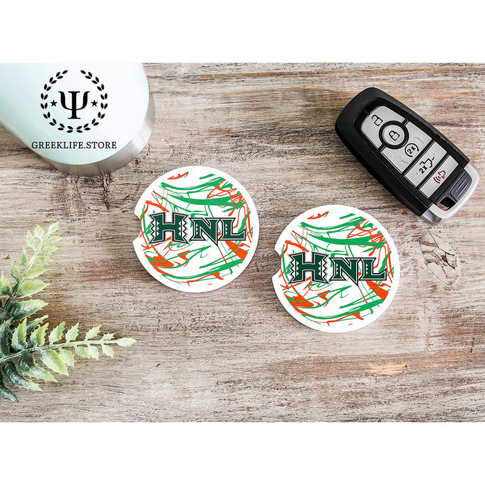 University of Hawaii Car Cup Holder Coaster (Set of 2)