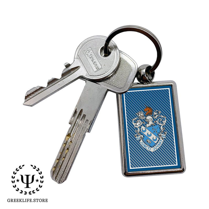 Theta Xi Keychain Rectangular