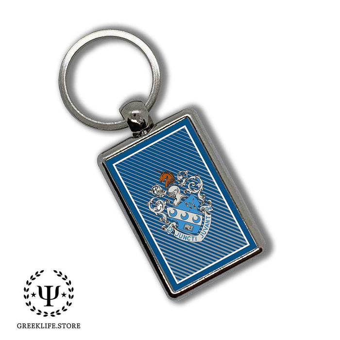 Theta Xi Keychain Rectangular