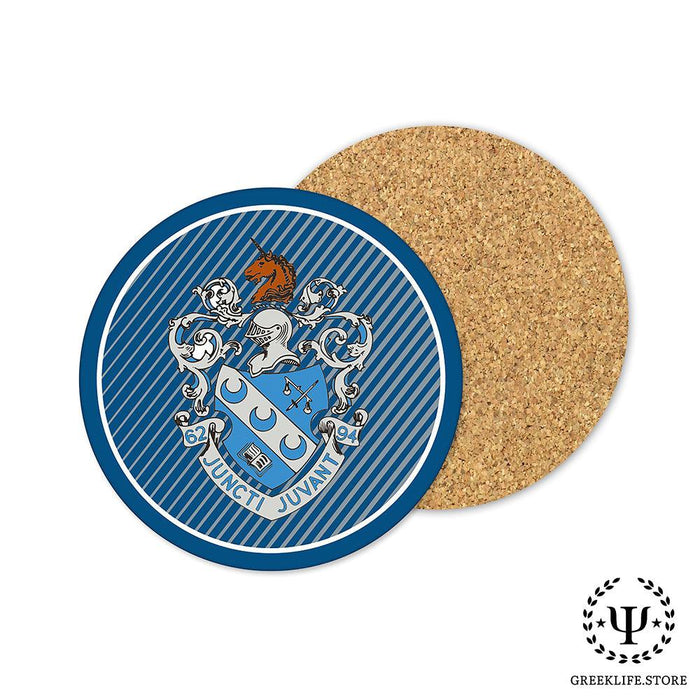 Theta Xi Beverage coaster round (Set of 4)