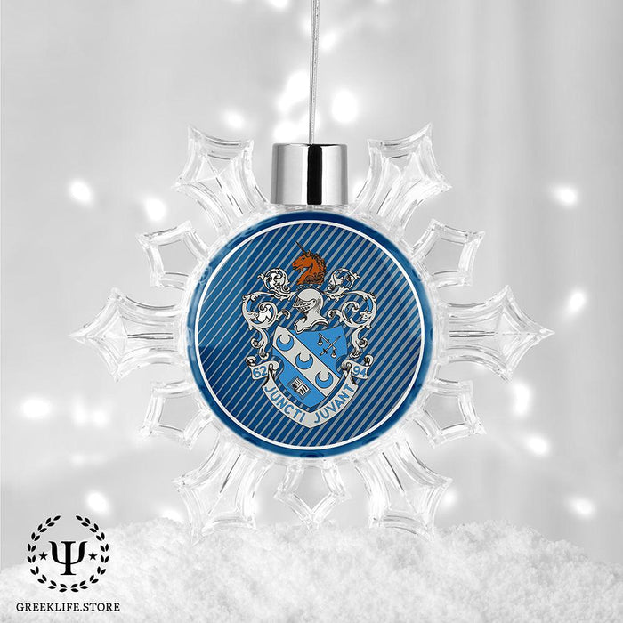 Theta Xi Christmas Ornament - Snowflake