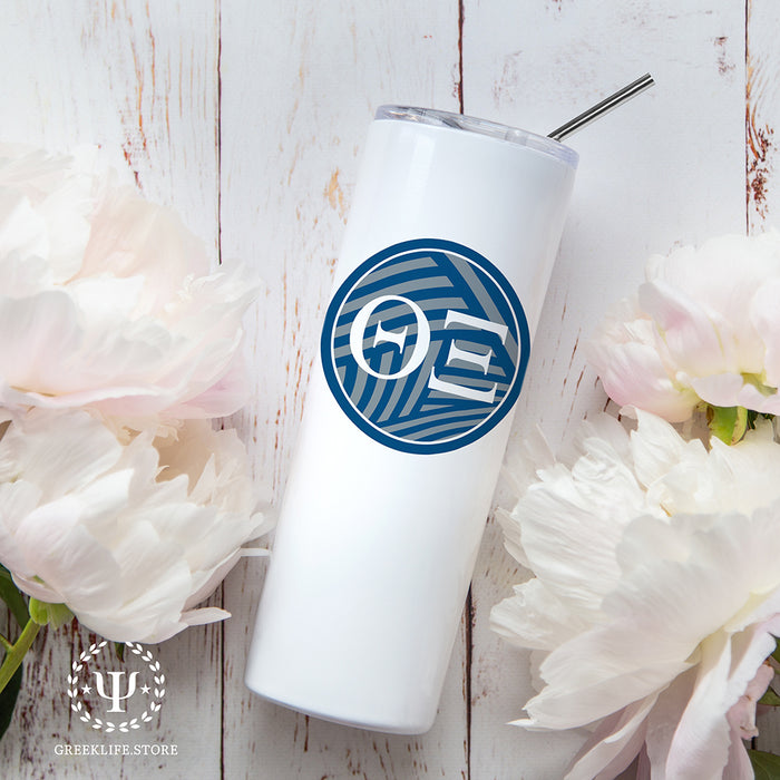 Theta Xi Stainless Steel Skinny Tumbler 20 OZ