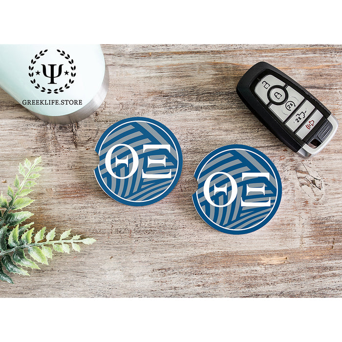 Theta Xi Car Cup Holder Coaster (Set of 2)