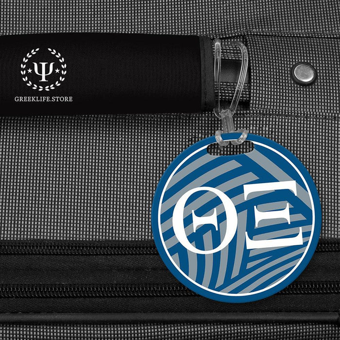 Theta Xi Luggage Bag Tag (round)