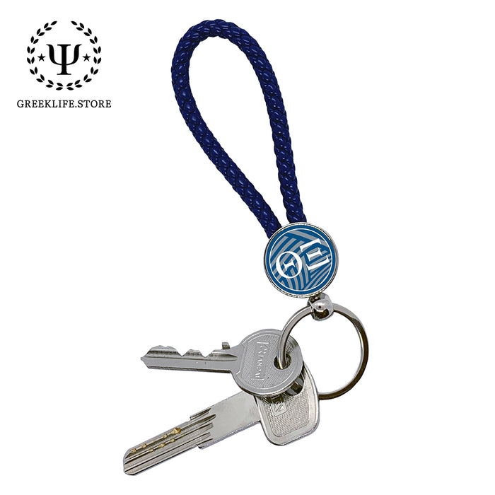 Theta Xi Key chain round