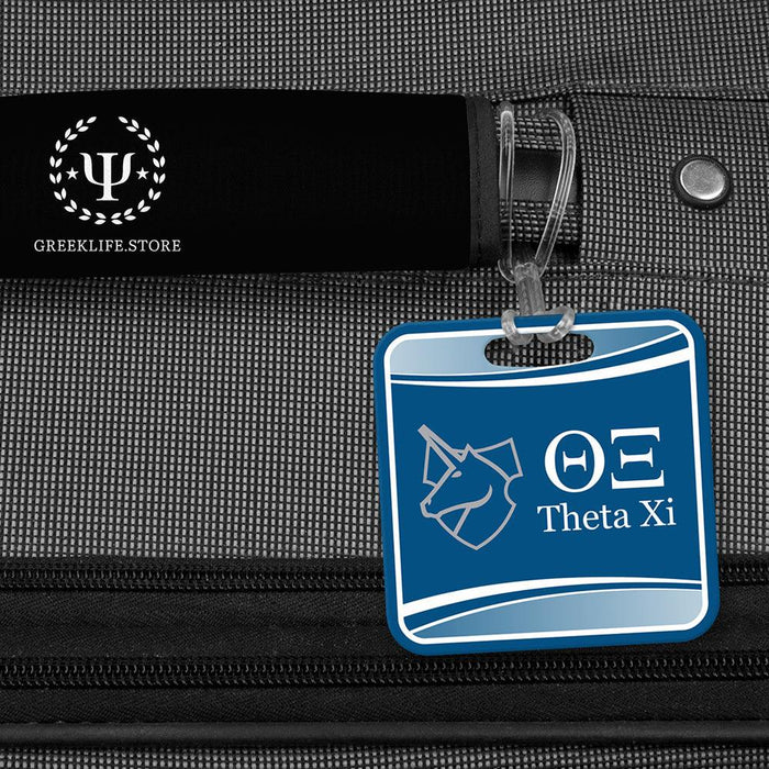 Theta Xi Luggage Bag Tag (square)