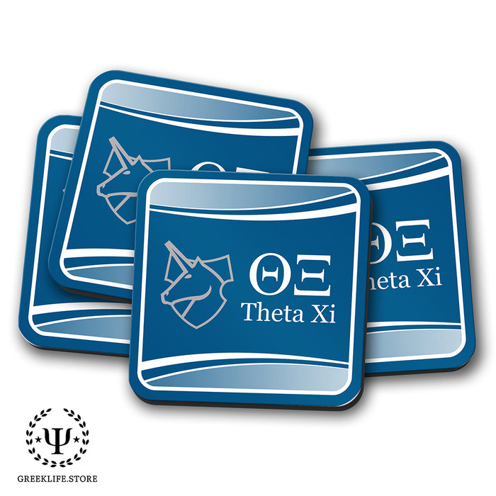 Theta Xi Beverage Coasters Square (Set of 4)