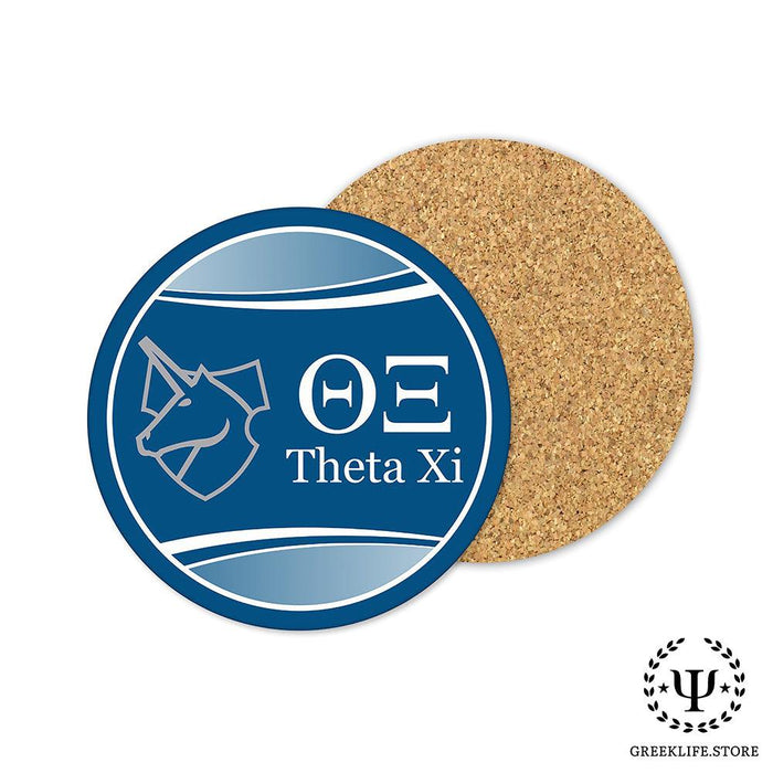 Theta Xi Beverage coaster round (Set of 4)