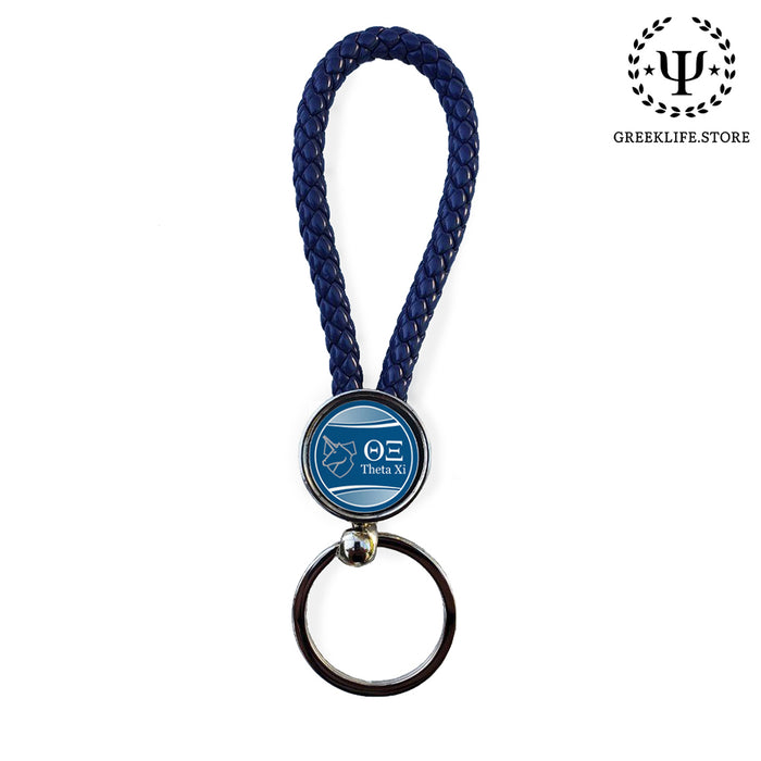 Theta Xi Key chain round