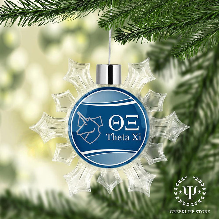 Theta Xi Christmas Ornament - Snowflake