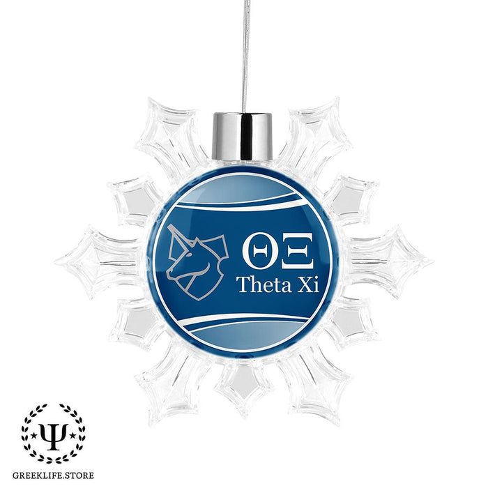 Theta Xi Christmas Ornament - Snowflake