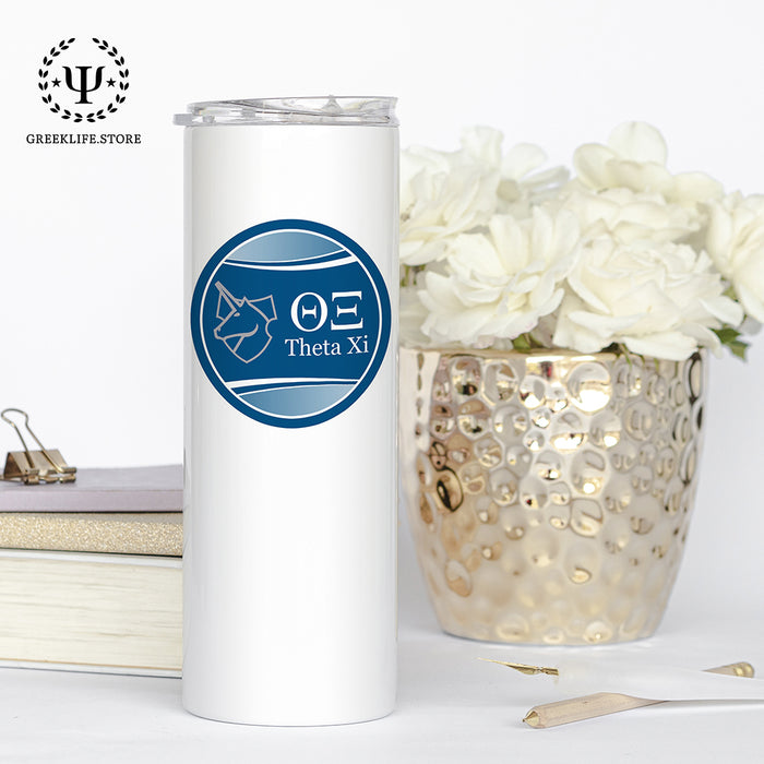 Theta Xi Stainless Steel Skinny Tumbler 20 OZ