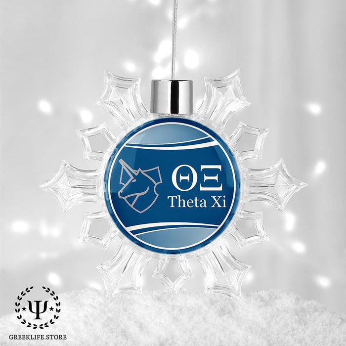 Theta Xi Christmas Ornament - Snowflake