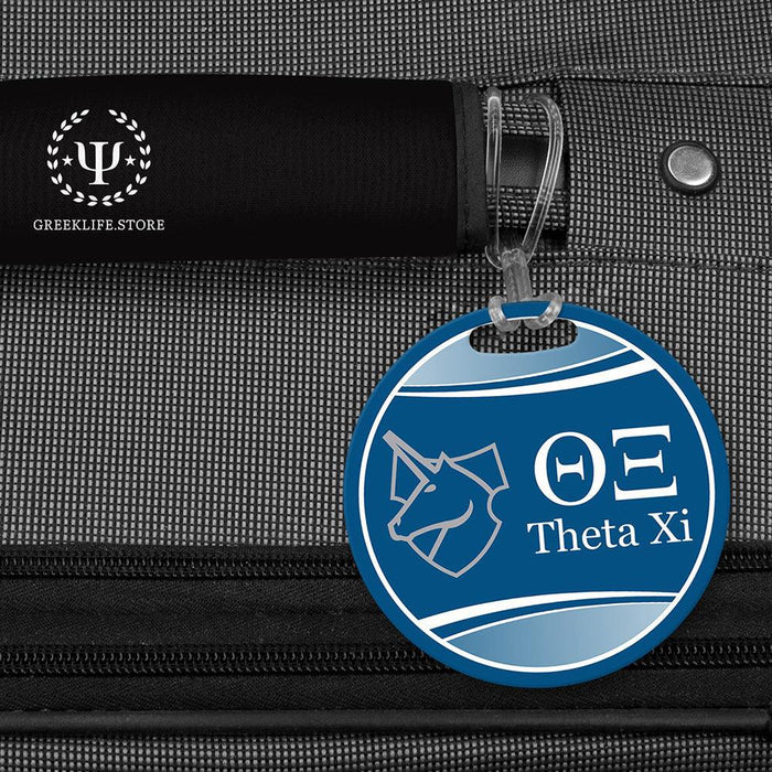 Theta Xi Luggage Bag Tag (round)