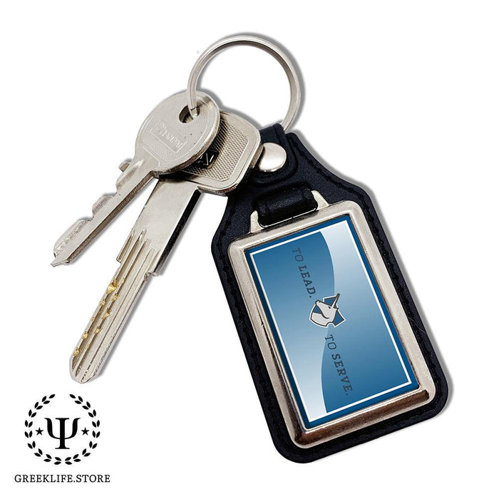 Theta Xi Keychain Rectangular