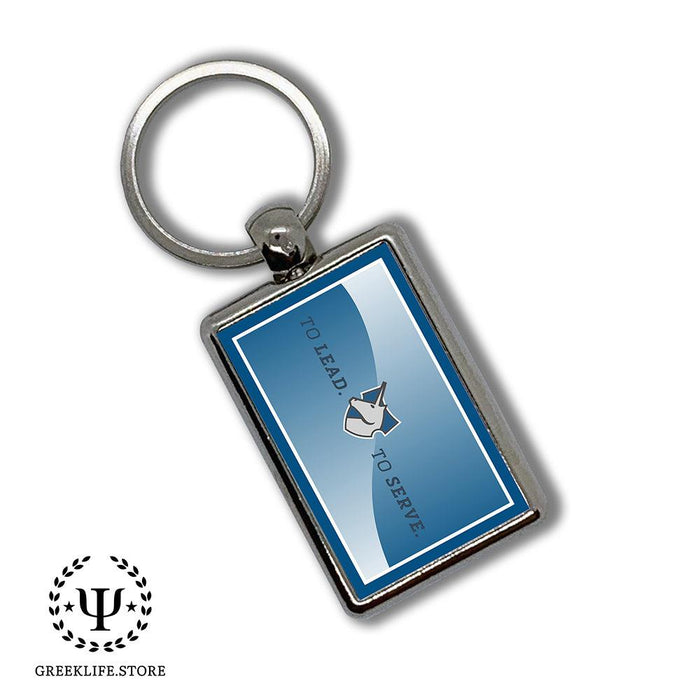 Theta Xi Keychain Rectangular