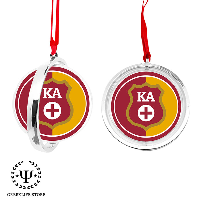 Kappa Alpha Order Christmas Reversible Flat Round Ornament