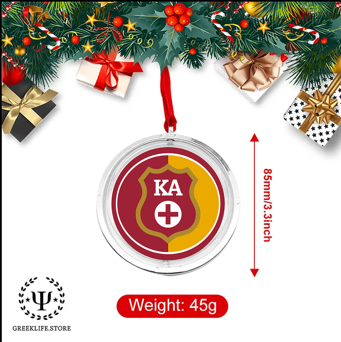 Kappa Alpha Order Christmas Reversible Flat Round Ornament